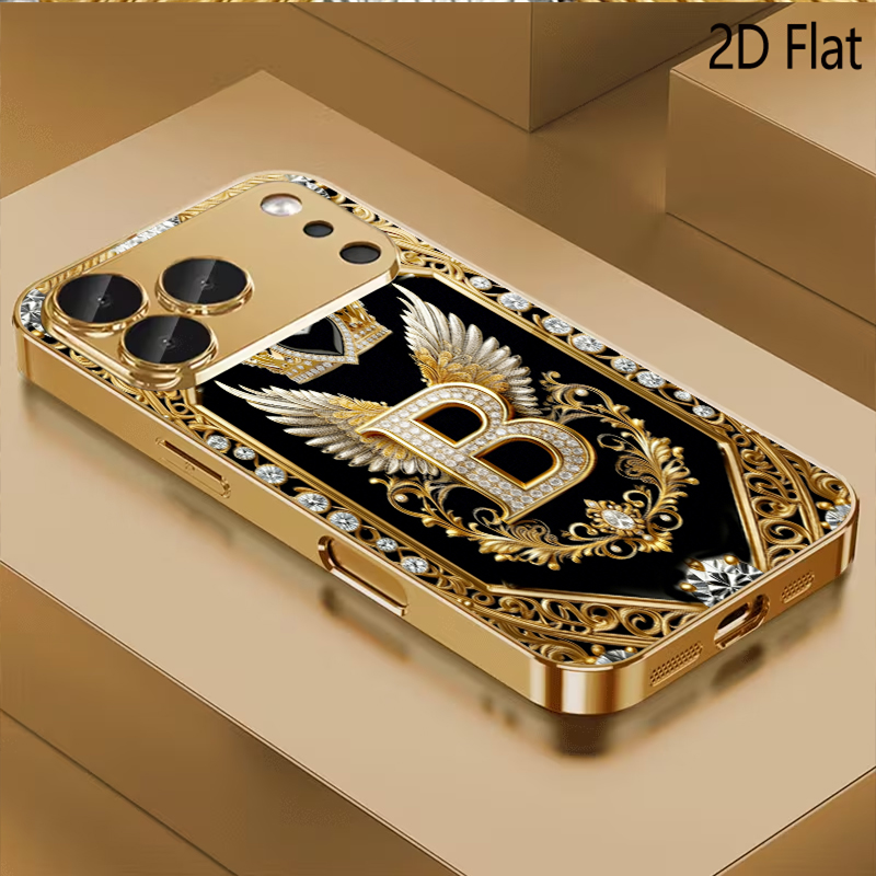 Phone Cases That Cover The Camera - เคสโทรศัพท์ B-Badge ลายพิมพ์กระจกนิรภัย สำหรับ iPhone16 17