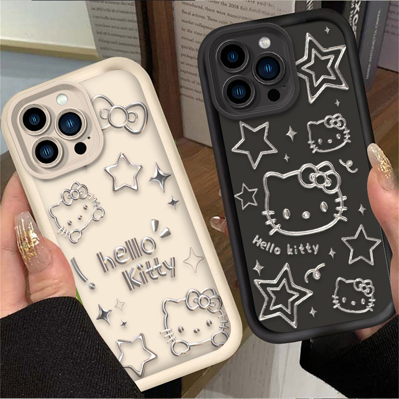 Phone Cases Unique - เคสโทรศัพท์ลายเฮลโลคิตตี้น่ารัก สำหรับ iPhone 16 16E 15