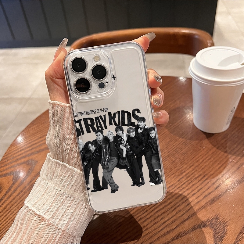 Phone Cases Unique - เคสโทรศัพท์ TPU ลาย StrayKids สำหรับ iPhone