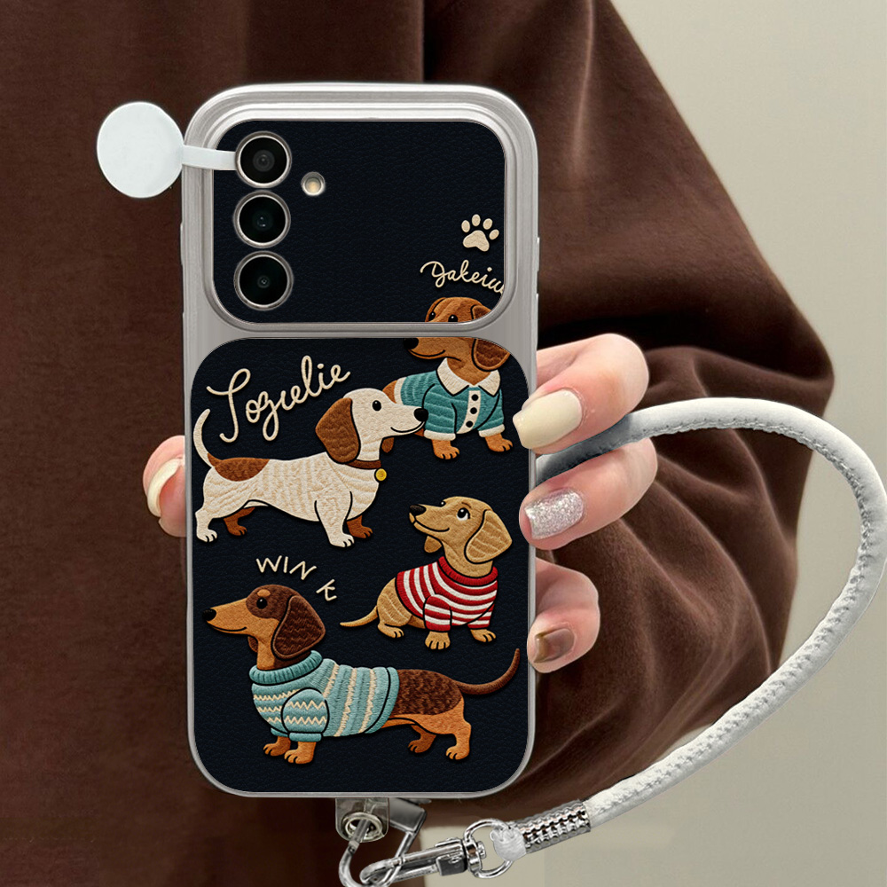 Phone Cases That Cover The Camera - การ์ตูนดัชชุนด์เคสโทรศัพท์สำหรับซัมซุง A56 A55 A57 A36 A37