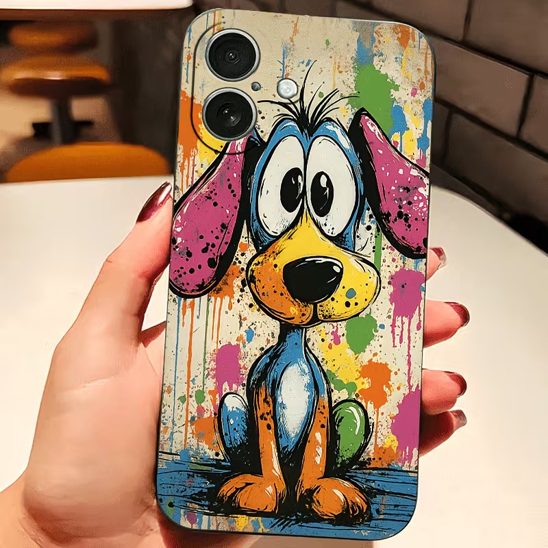 Phone Cases Xs - เคสโทรศัพท์ลายกราฟฟิตี้สีสันสดใสสำหรับ iPhone 17 16 15 14