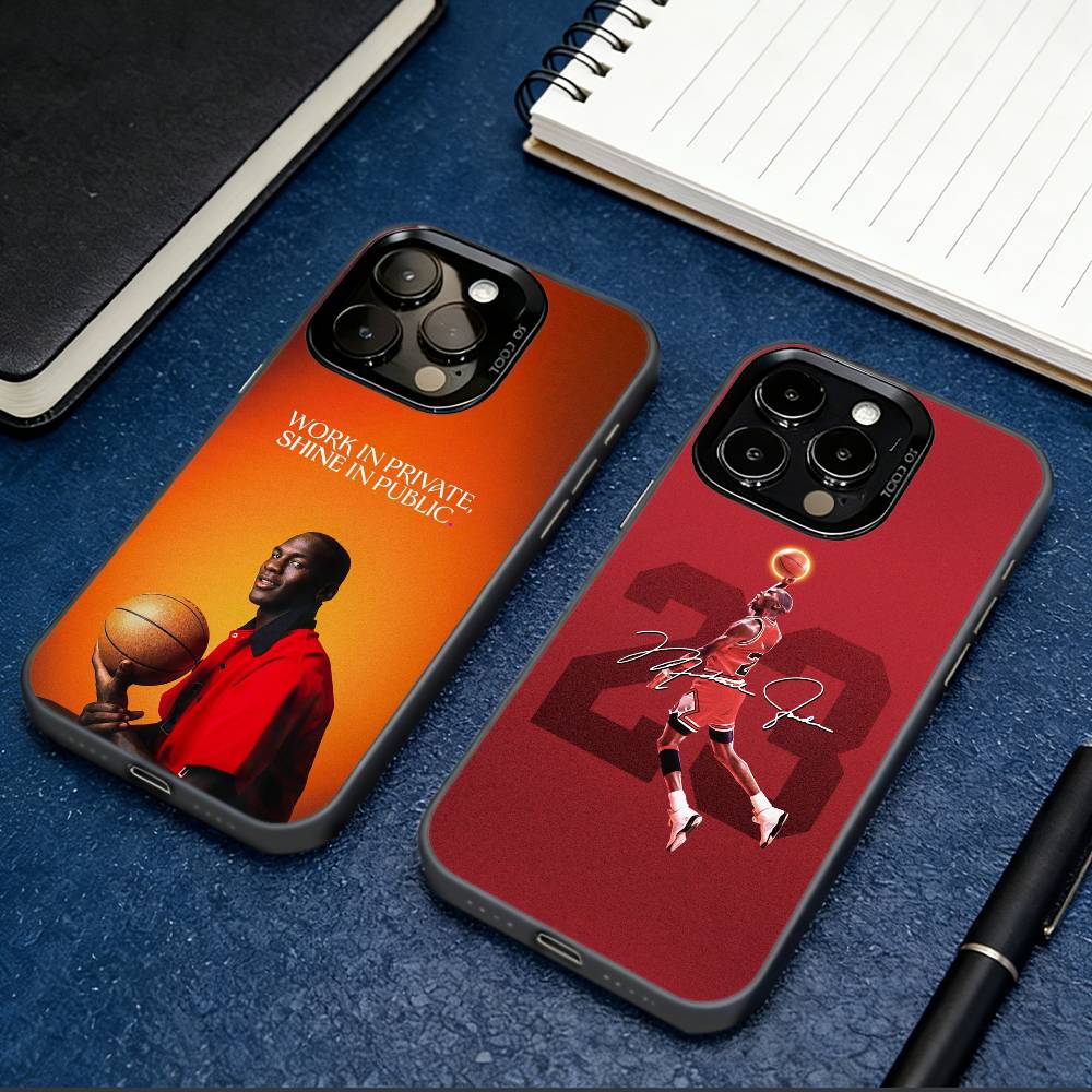 Phone Cases Jordan - เคสโทรศัพท์ M-Michael J-Jordan 23 สำหรับ iPhone