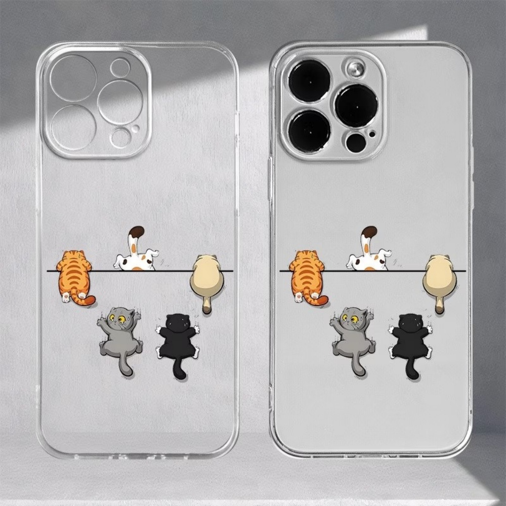 Phone Cases Xs - เคสโทรศัพท์ลายแมวน่ารัก 5 แบบ สำหรับ iPhone 11