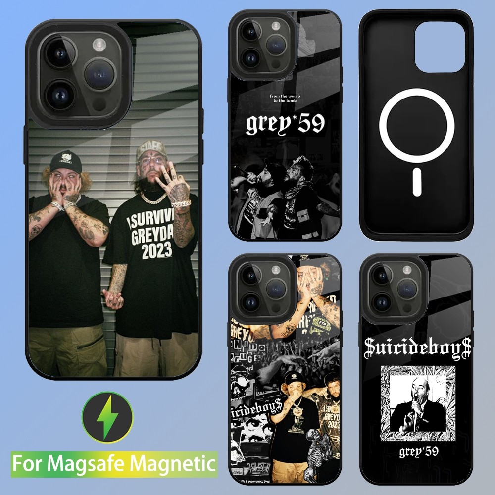 Phone Cases Pinterest - S-suicideboys เคสโทรศัพท์ G59สำหรับ iPhone 15,14,13,12,11, PLUS,