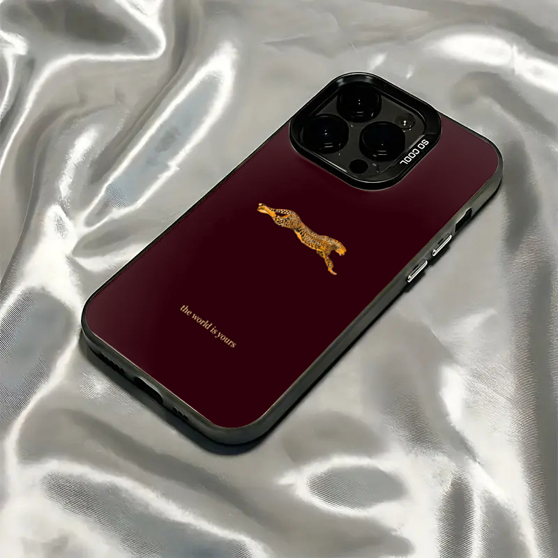 Phone Cases Trending - เคสโทรศัพท์ลายเสือดาวมินิมอล สำหรับ iPhone 17 Pro 16