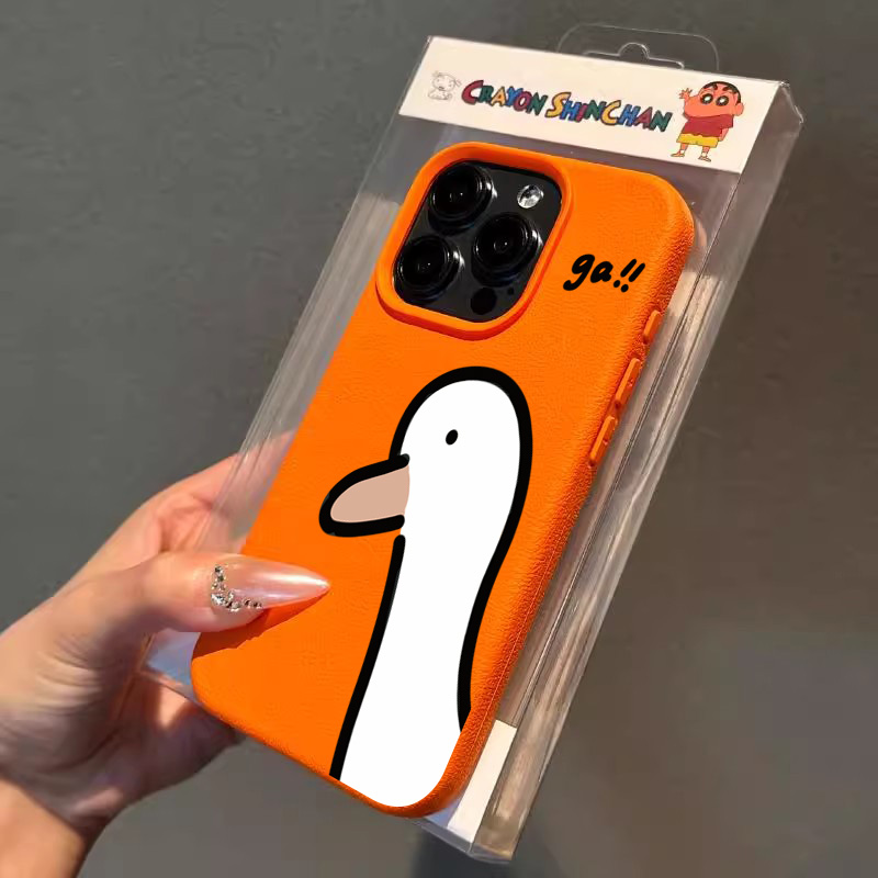 Phone Cases Japanese - เคสโทรศัพท์ลายการ์ตูนเป็ดน่ารัก สำหรับ iPhone 16 17 Pro
