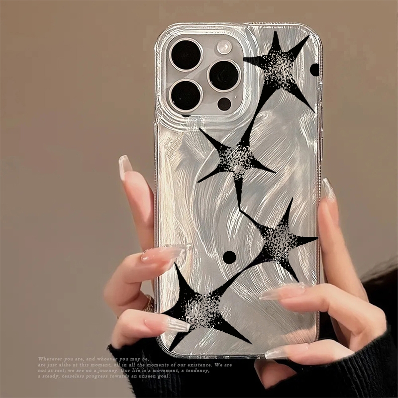 Phone Cases Unique - เคสโทรศัพท์ลายดาวระยิบระยับสุดเทรนดี้ สำหรับ iPhone 17 16 Pro