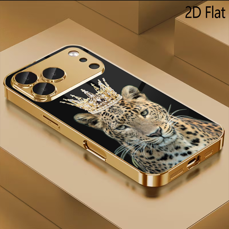 Phone Cases That Cover The Camera - เคสโทรศัพท์ลายเสือดาวสำหรับ iPhone16 17 Pro Max 15