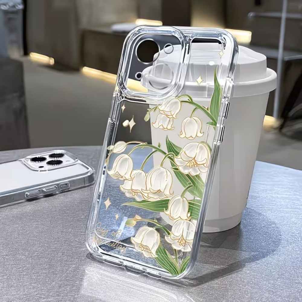 Phone Cases That Cover The Camera - เคสโทรศัพท์ลายดอกลิลลี่ออฟเดอะแวลลีย์สไตล์วินเทจ สำหรับ iPhone 18 17 Air