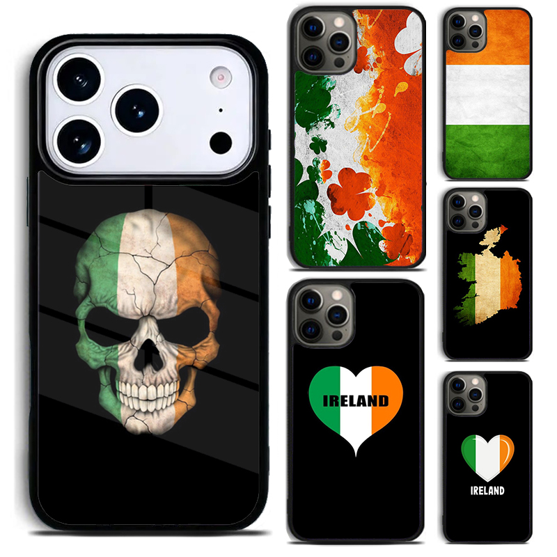 Phone Cases Ireland - เคสโทรศัพท์ลายธงชาติไอร์แลนด์ สำหรับ iPhone 17 16 15