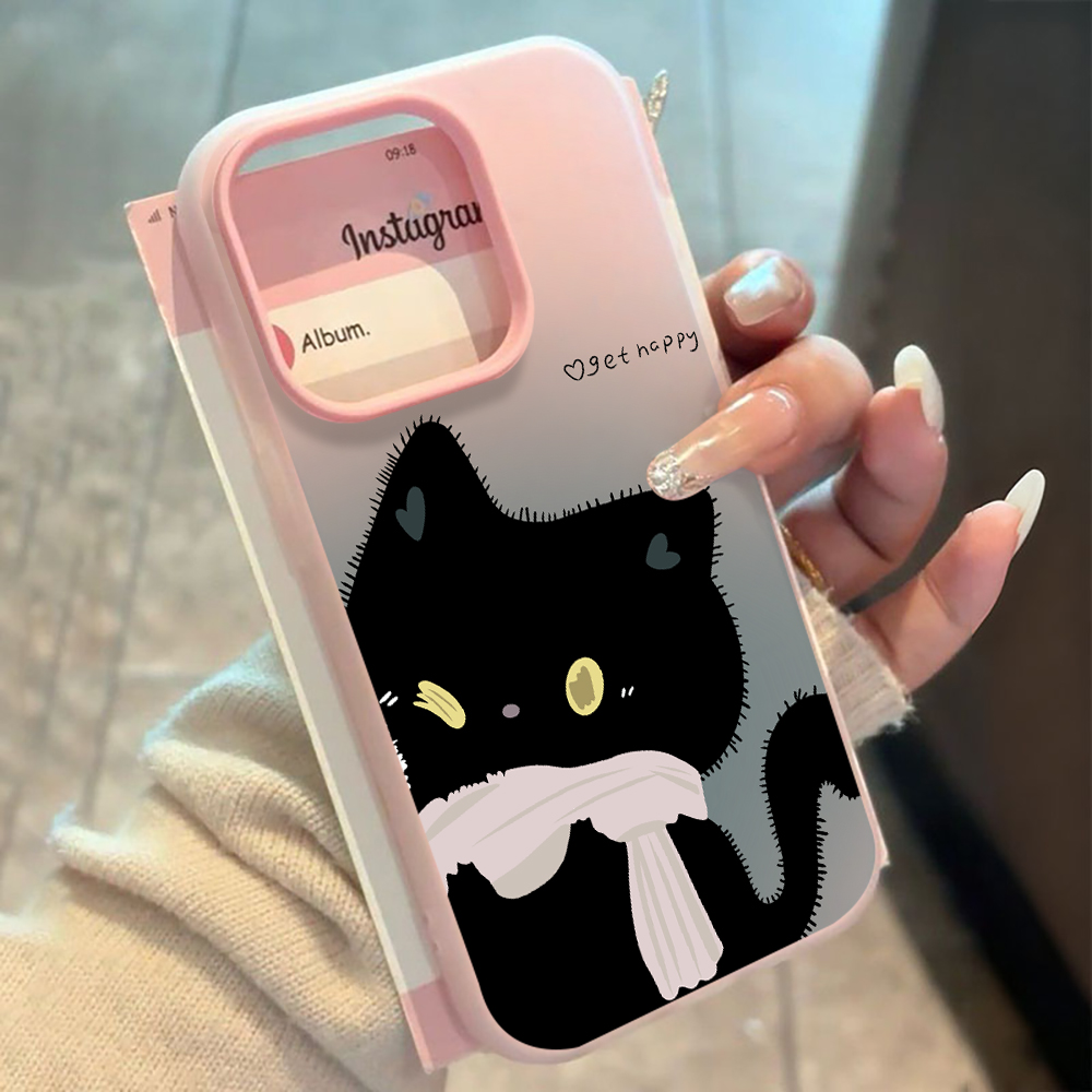 เคสโทรศัพท์ลายคู่รักแมวขาวดำสี - Phone Cases Unique บทวิจารณ์และราคา