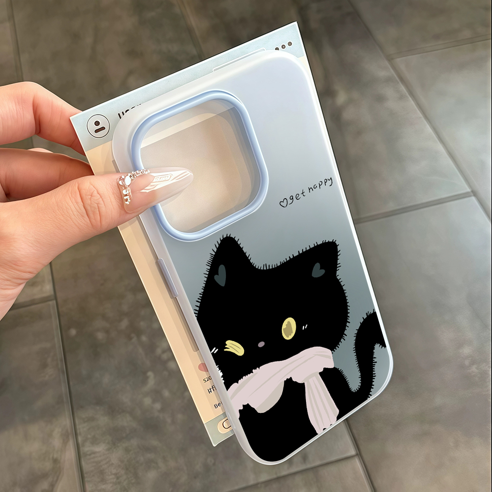 เคสโทรศัพท์ลายคู่รักแมวขาวดำสี - Phone Cases Unique บทวิจารณ์และราคา