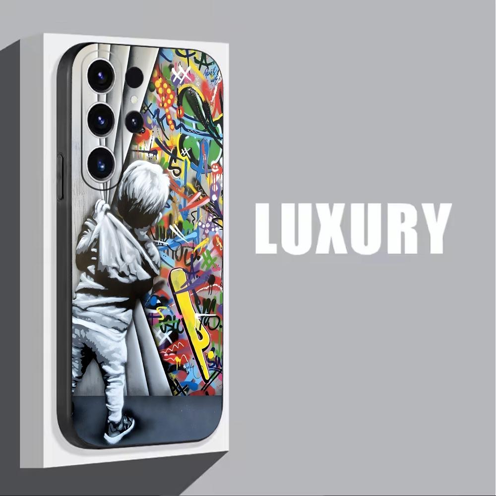 Banksy Graffiti Artเคสโทรศัพท์ - Phone Cases Samsung S25 Ultra บทวิจารณ์และราคา