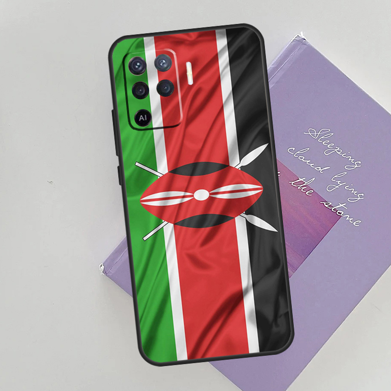 เคนยาธงสําหรับOppo A15 A16 A17 - Phone Cases Kenya บทวิจารณ์และราคา