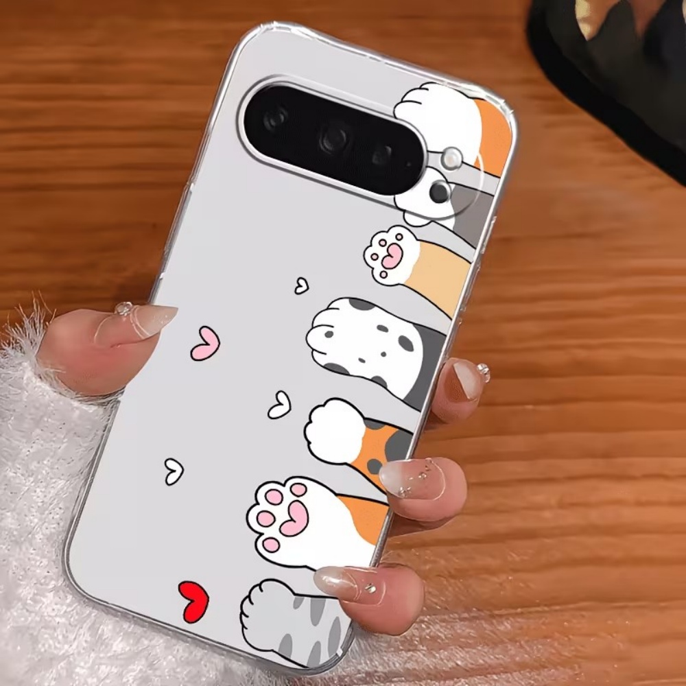 เคสโทรศัพท์ซิลิโคนใสลายอุ้งเท้ - Phone Cases Google Pixel 7 บทวิจารณ์และราคา