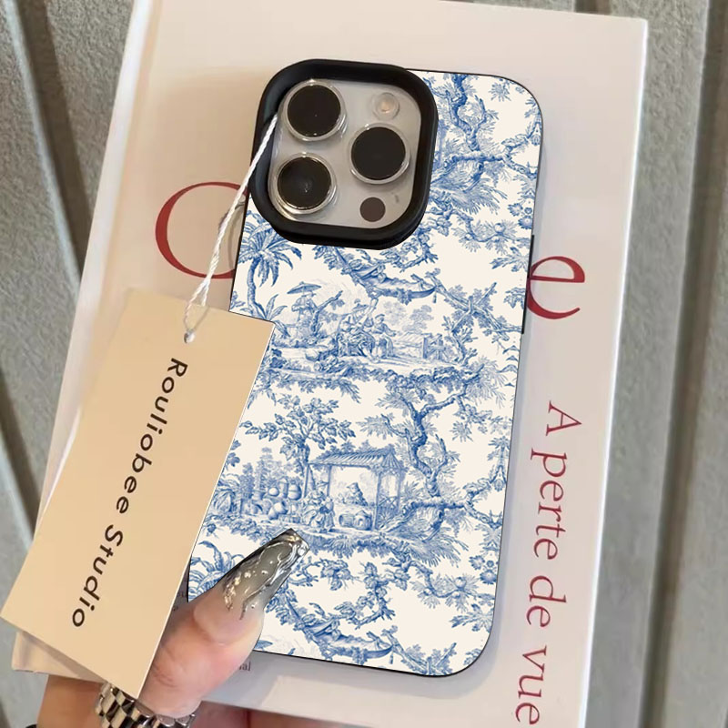 เคสโทรศัพท์ลายครามสีน้ำเงินขาว - Phone Cases Trending บทวิจารณ์และราคา