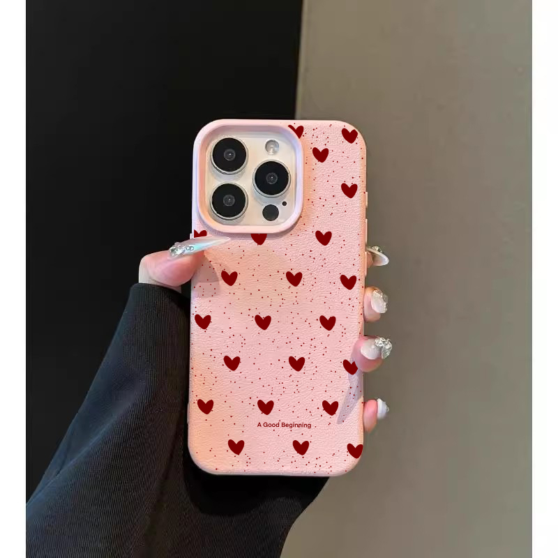 เคสซิลิโคนลายหัวใจแฟชั่น INS ส - Phone Cases Unique บทวิจารณ์และราคา
