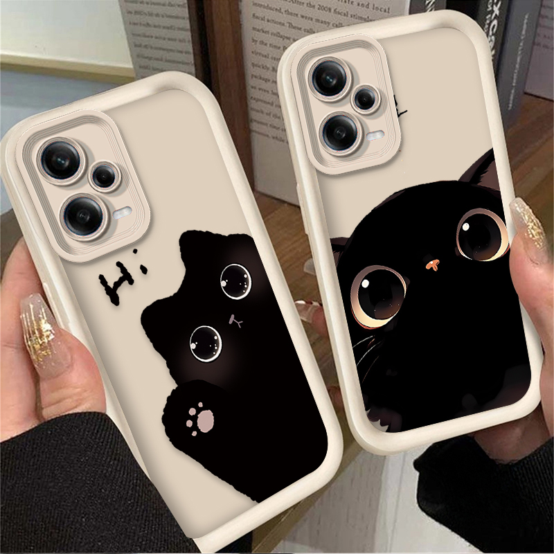 เคสโทรศัพท์ลายแมวน่ารักตาโต สำ - Phone Cases Redmi บทวิจารณ์และราคา