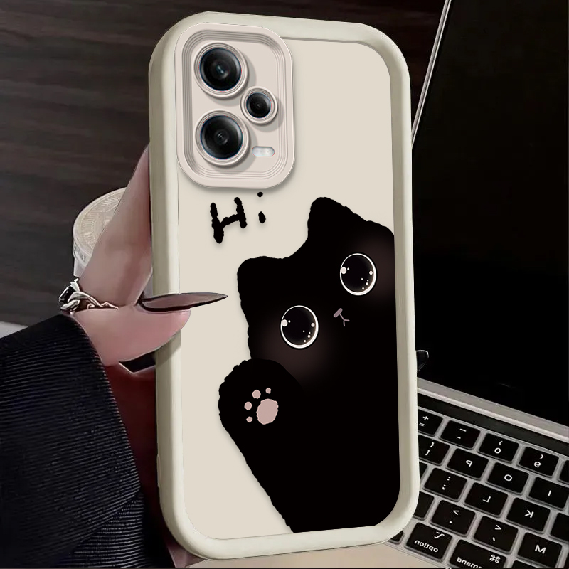 เคสโทรศัพท์ลายแมวน่ารักตาโต สำ - Phone Cases Redmi บทวิจารณ์และราคา