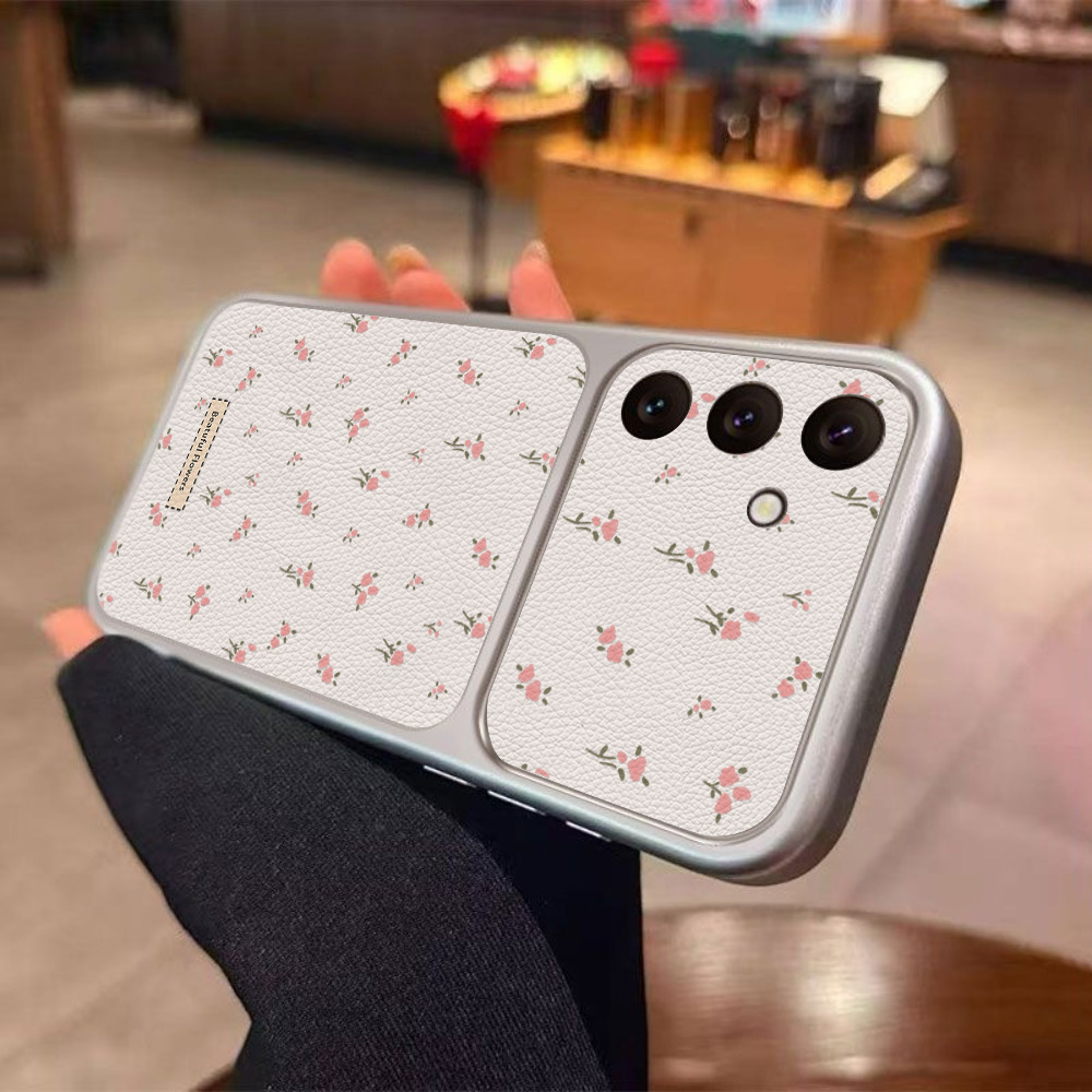 เคสโทรศัพท์หนังลายดอกไม้พร้อมช - Phone Cases That Cover The Camera บทวิจารณ์และราคา