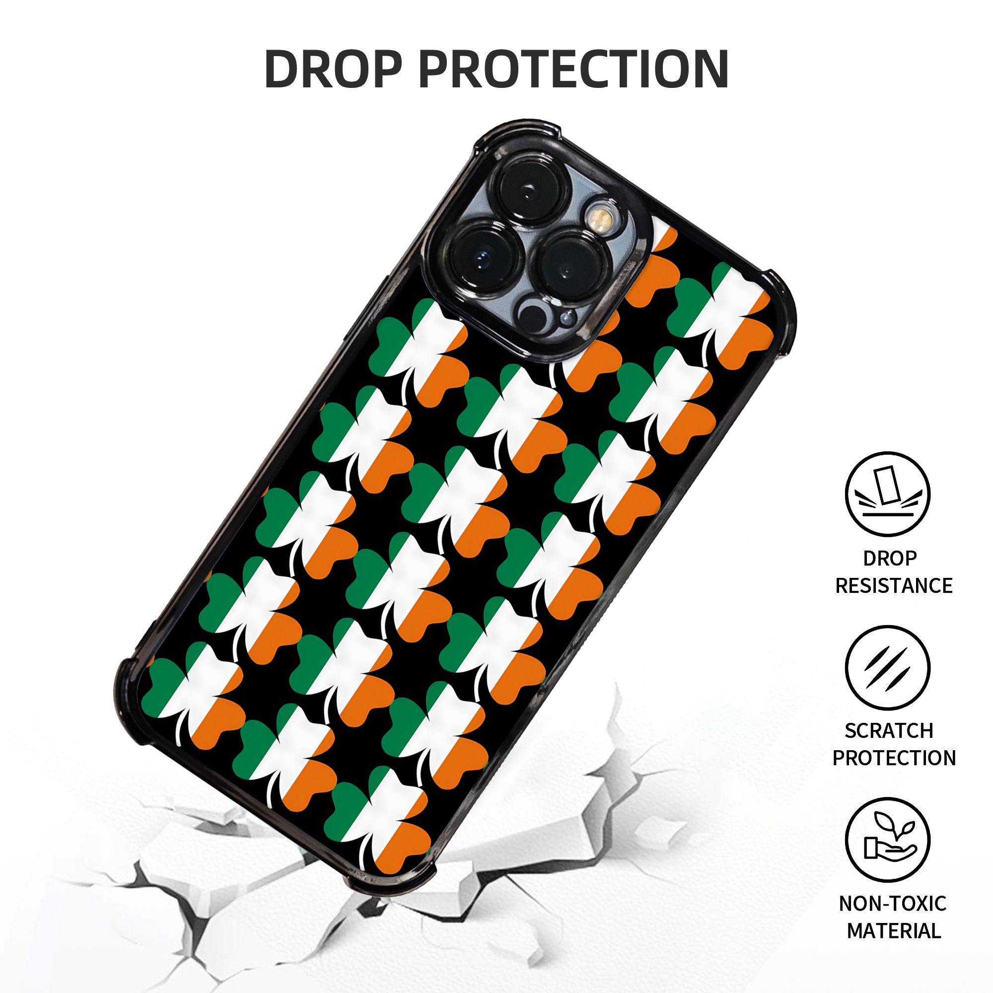 เคสโทรศัพท์ลายธงชาติไอร์แลนด์  - Phone Cases Ireland บทวิจารณ์และราคา