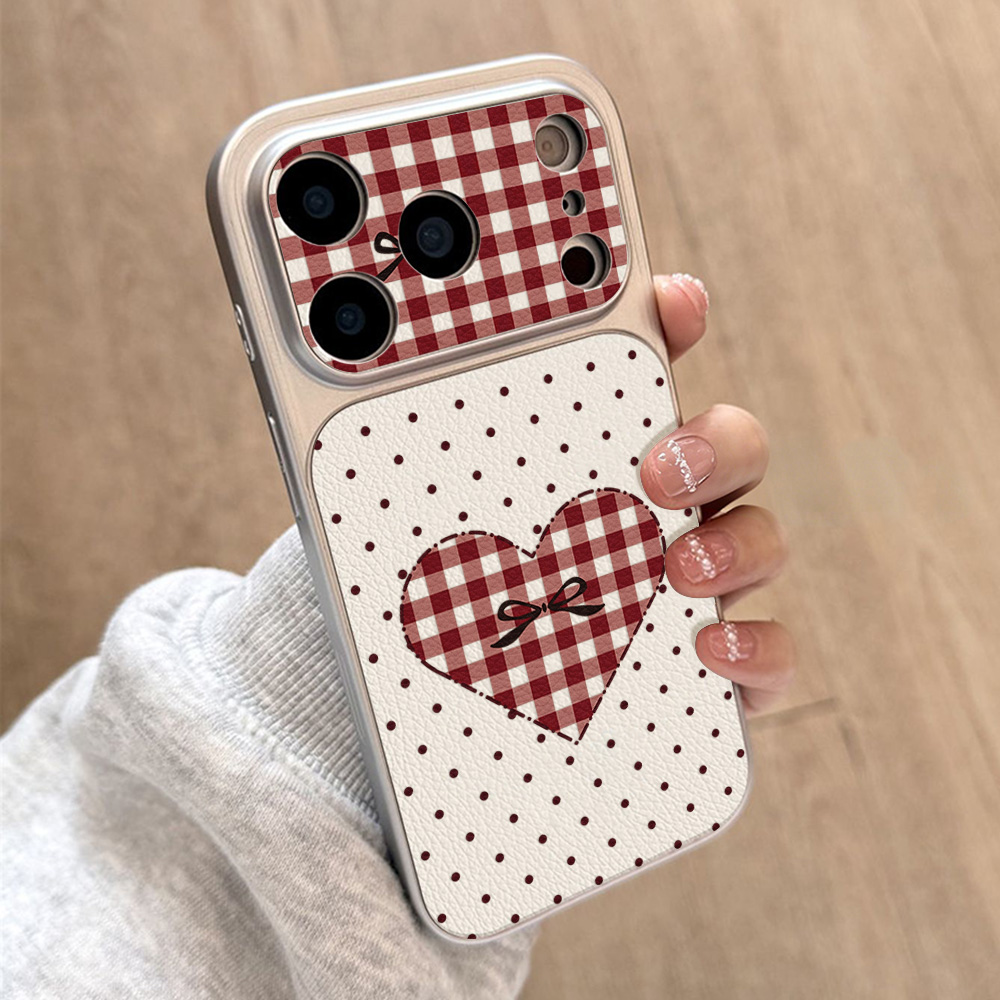 เคสโทรศัพท์หนังลายโบว์เชอร์รี่ - Phone Cases That Cover The Camera บทวิจารณ์และราคา