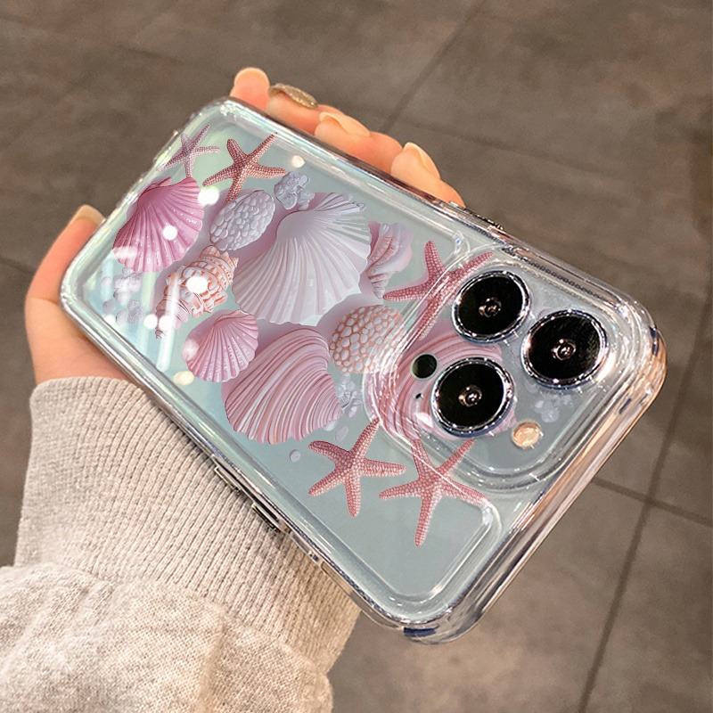 เคสโทรศัพท์ลายเปลือกหอยสีชมพูส - Phone Cases Unique บทวิจารณ์และราคา