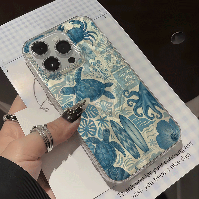 เคสโทรศัพท์ลายคลื่นทะเลฤดูร้อน - Phone Cases That Cover The Camera บทวิจารณ์และราคา