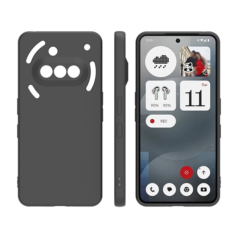 ซิลิโคนสีดําสําหรับไม่มีอะไรโท - Phone Cases Nothing 3A บทวิจารณ์และราคา
