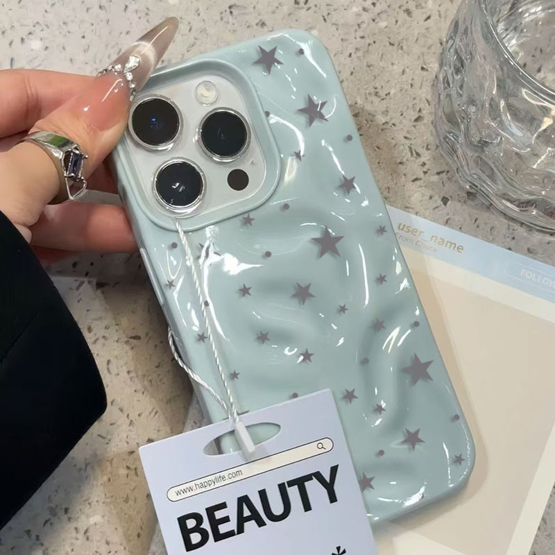 Minimalistสีเทา-สีฟ้าStar Wave - Phone Cases Unique บทวิจารณ์และราคา