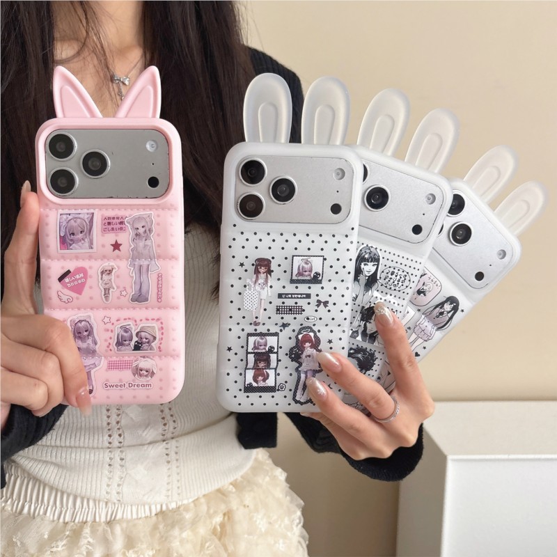 เคสโทรศัพท์ลายกระต่ายน่ารักสไต - Phone Cases Japanese บทวิจารณ์และราคา